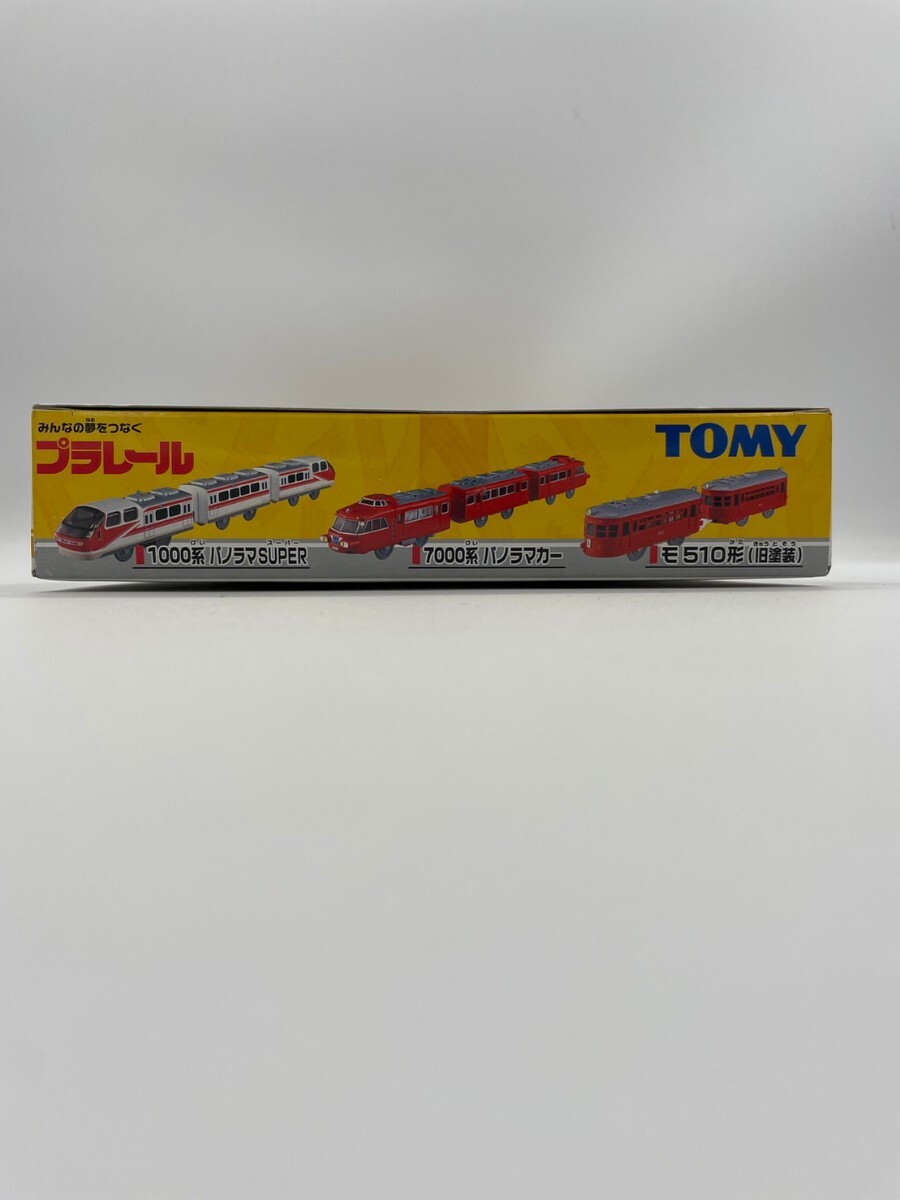 【★当時物】奇跡の未開封 プラレール 名古屋鉄道スペシャルセット TOMY tomy トミー 1000系 パノラマSUPER 7000系 モ510形（旧塗装） の画像6