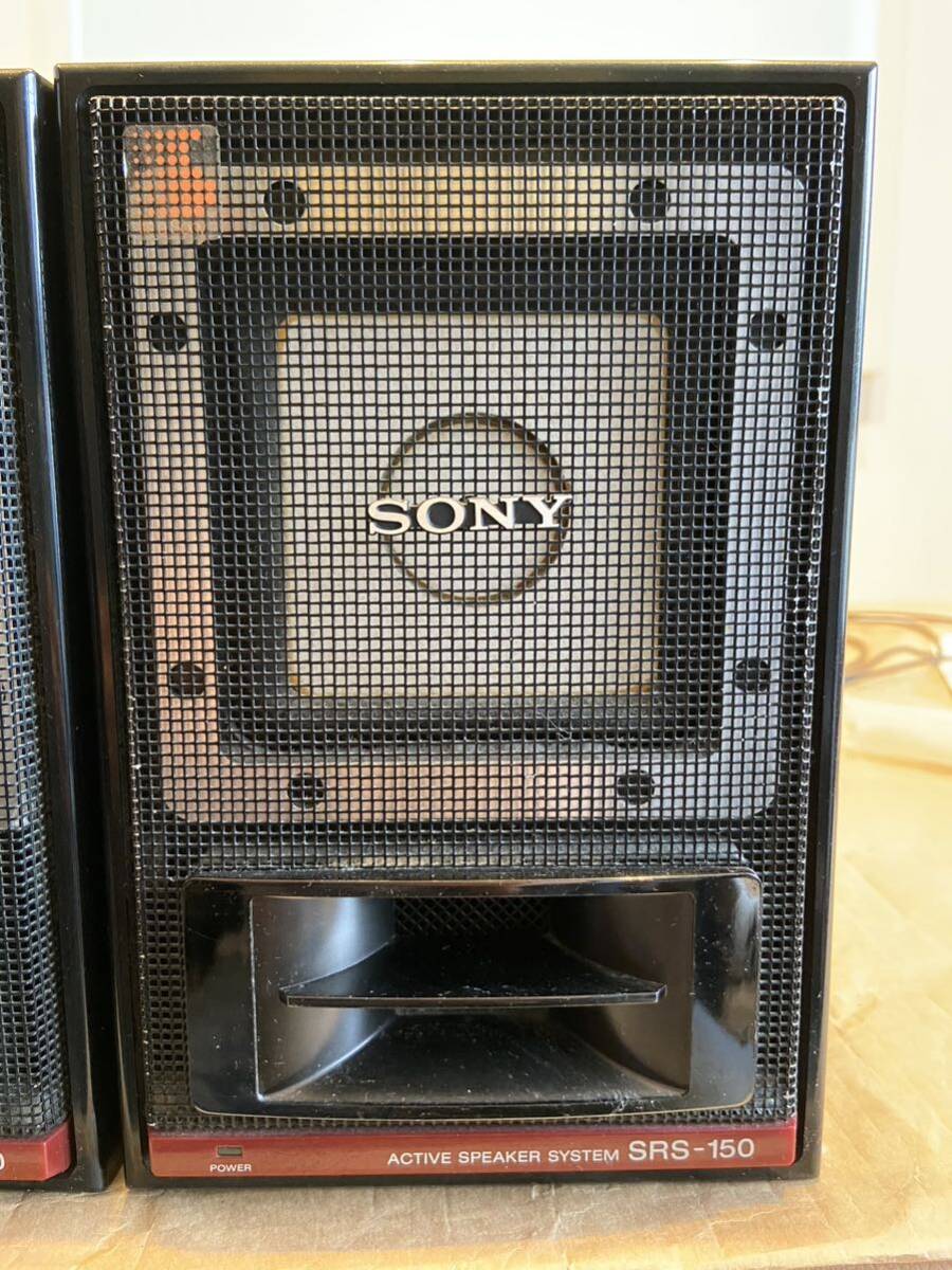 3.26 SONY SRS- 150 SPEAKER SYSTEM 通電不可　ジャンク　ペア　部品取り_画像2