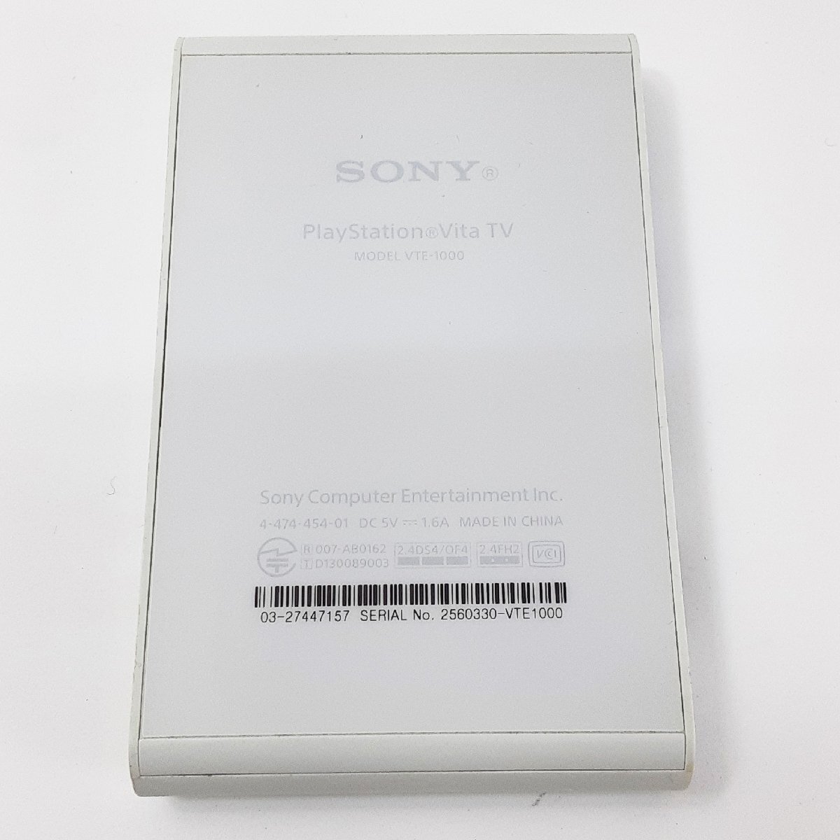 SONY ソニー PS Vita TV VTE-1000 ホワイト ケーブルあり_画像3