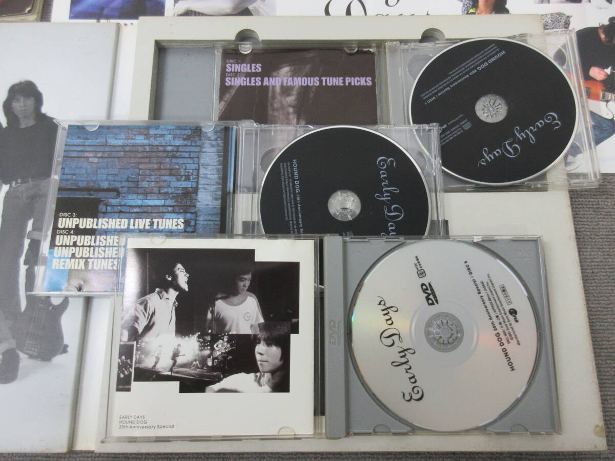 M【3-30】□11 HOUND DOG ハウンドドッグ Early Days 4CD+DVD 写真集 ツアーパンフレット 他 Rolling Stones ローリングストーンズ_画像4