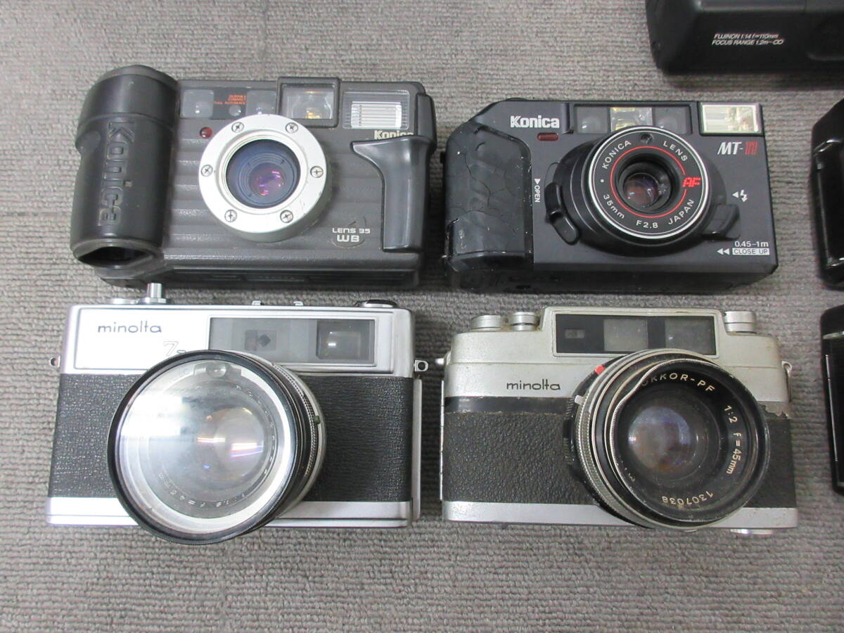 M[4-1]*9 camera film camera Polaroid camera instant camera lens together Canon Minolta PENTAX Konica other junk 