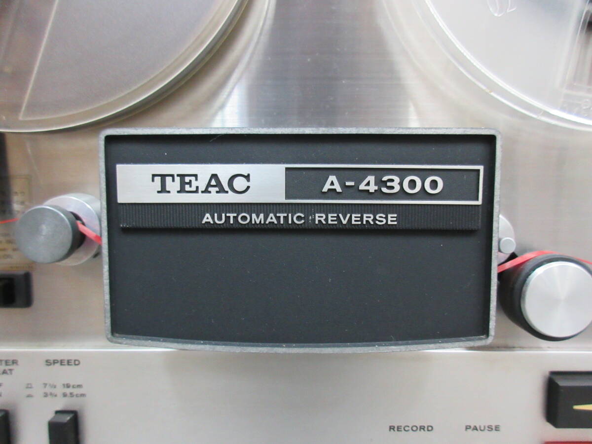 M[4-2]*2 TEAC Teac open reel deck A-4300 electrification has confirmed present condition goods 