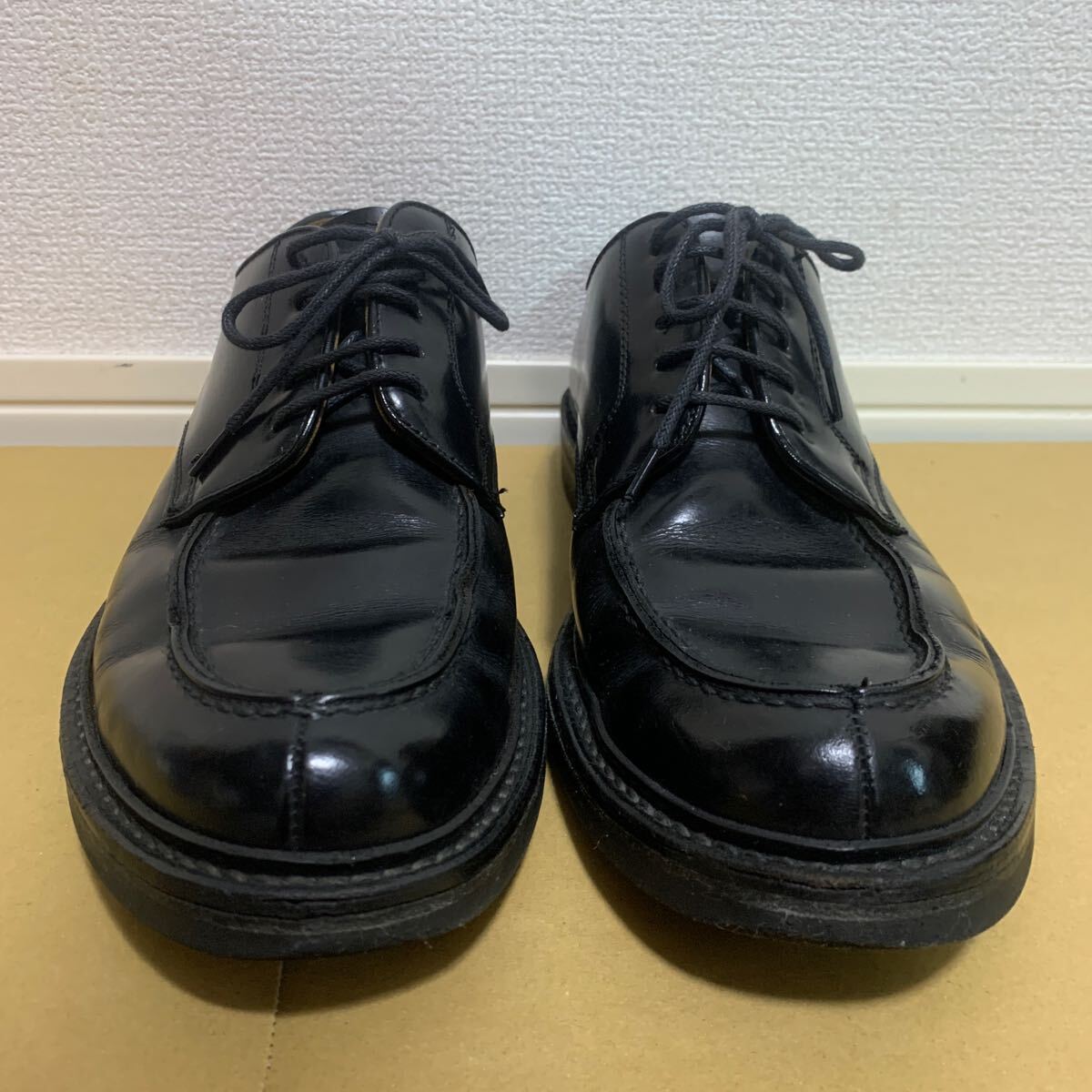 REGAL リーガル メンズ 革靴 24.5cm hybrid rubber ハイブリッドラバー 黒 ブラック ビジネスシューズ K3J8706 JU 15 24 1/2 Dの画像5