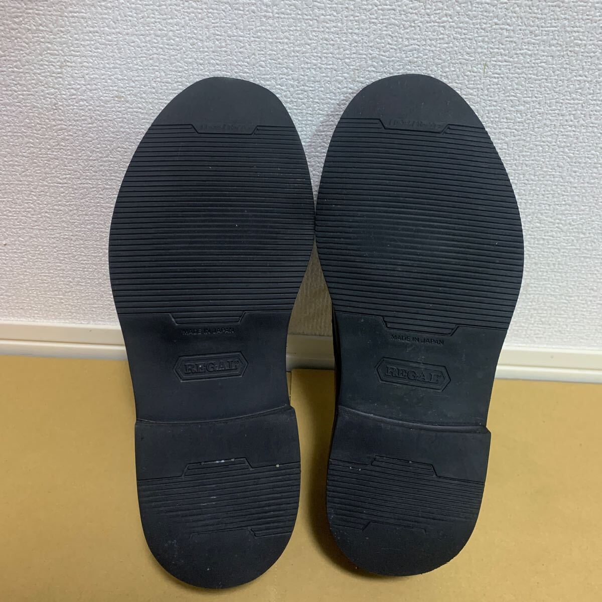 REGAL リーガル メンズ 革靴 24.5cm hybrid rubber ハイブリッドラバー 黒 ブラック ビジネスシューズ K3J8706 JU 15 24 1/2 Dの画像7