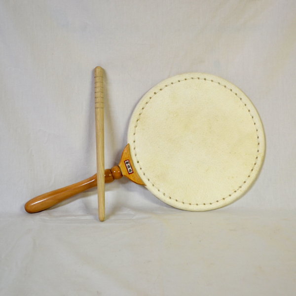  "uchiwa" fan futoshi hand drum diameter approximately 27.5cm possible to divide talent hand . futoshi hand drum percussion instruments chopsticks attaching Buddhist altar fittings .. futoshi hand drum [e1-t-4]
