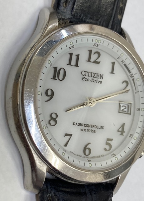 CITIZEN Eco-DRIVE RADIO CONTROLLED W.R.10 bar 日本電信電話(株) 贈の画像2