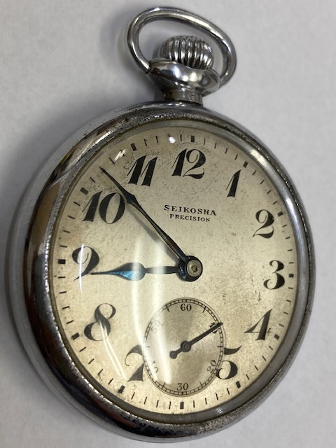 SEIKOSHA PRECISION 精工舎 懐中時計 稼動品の画像2