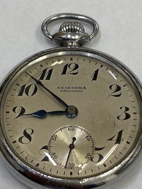 SEIKOSHA PRECISION 精工舎 懐中時計 稼動品の画像4
