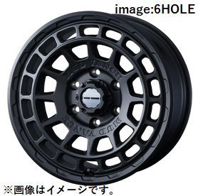 個人宅発送可能 Weds 16X6.0J-05 5穴 PCD139.7 FMBK ホイール 1本 MUD VANCE X TYPE F マッドヴァンス エックス (41547)