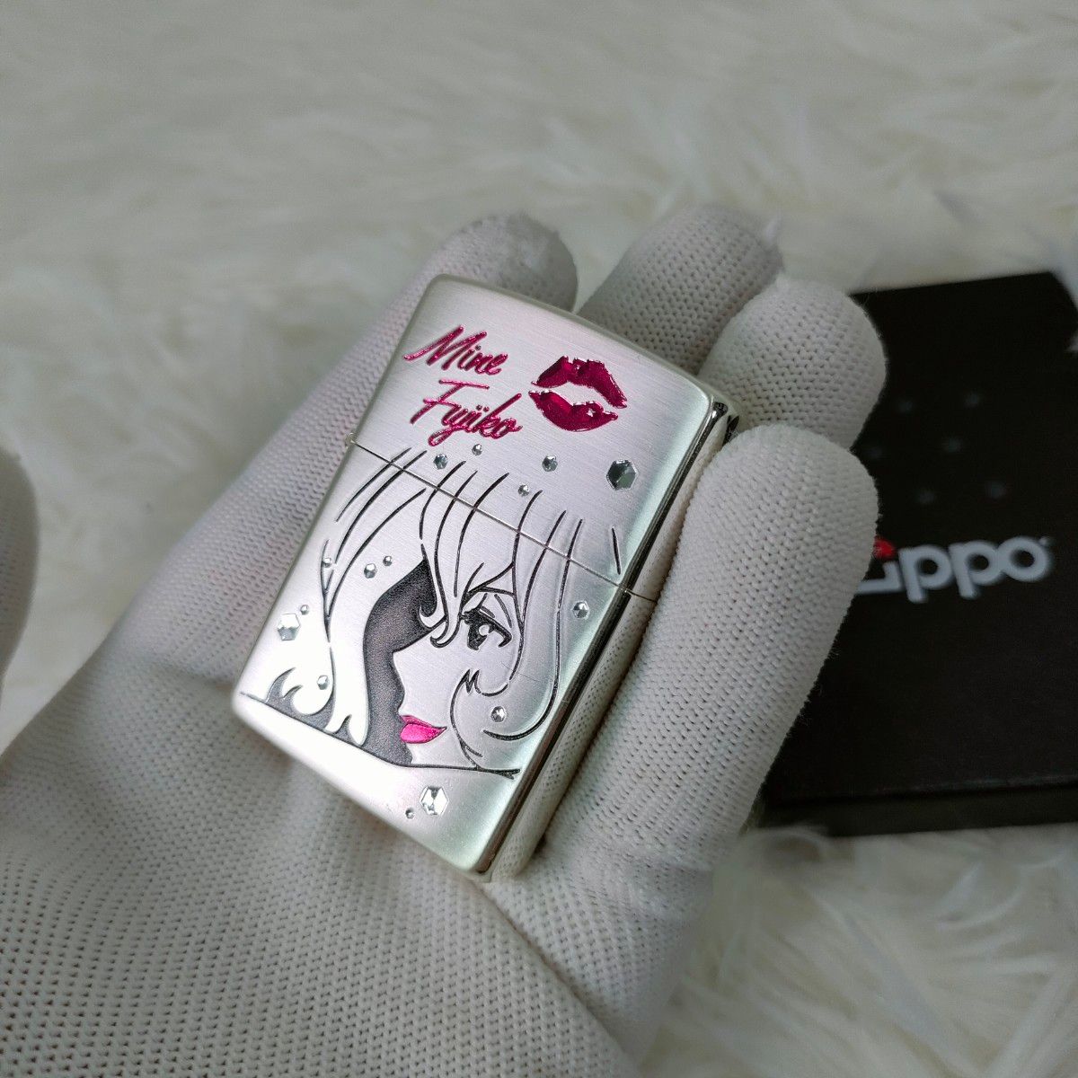 【新品 箱付き】ZIPPO ルパン三世 ジッポライター 不二子 アフターシャワー オイルライター