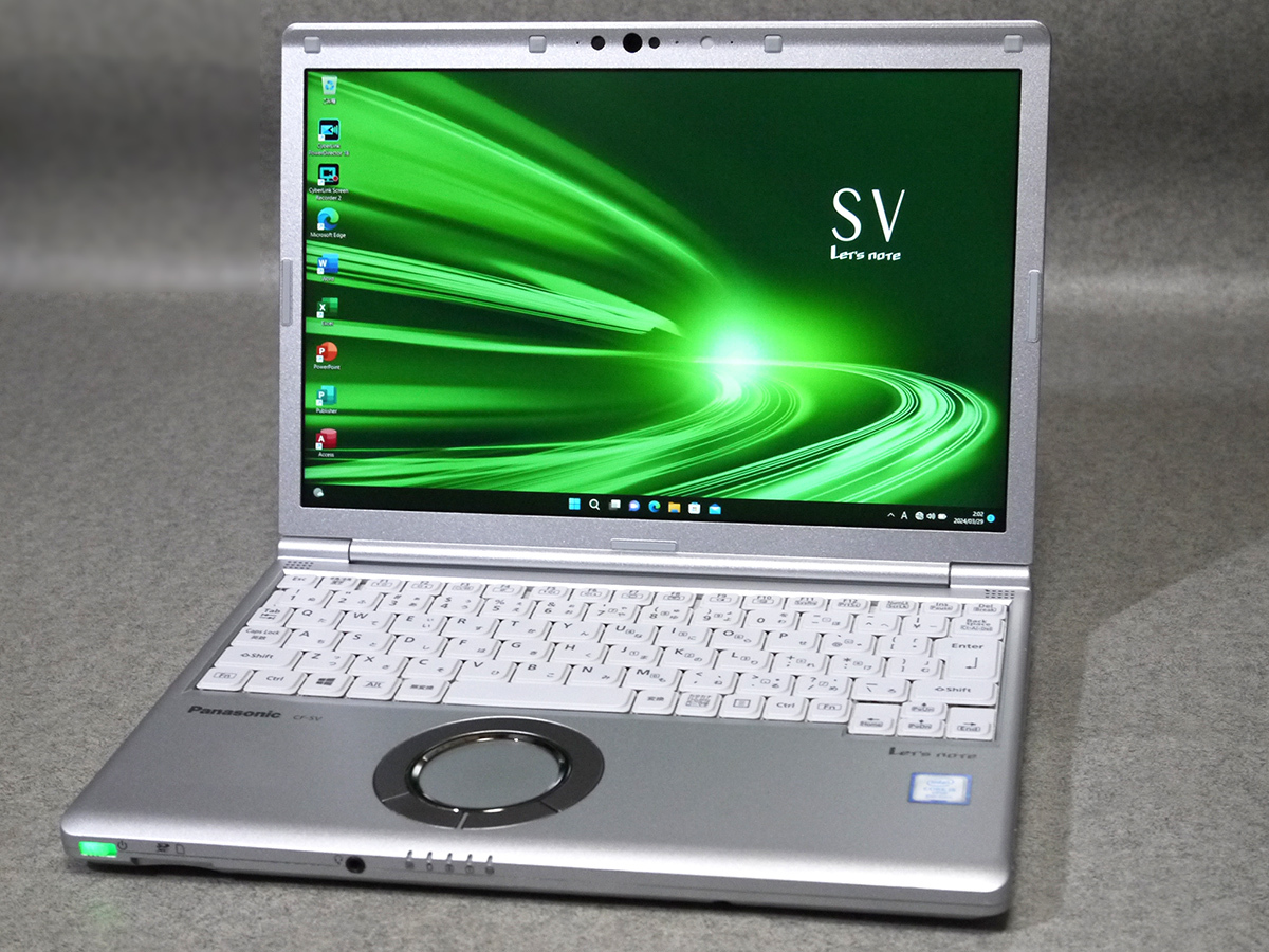 Panasonic Let's note CF-SV8 /8GB/SSD256GB Windows11●OFFICE●動作良好きれい