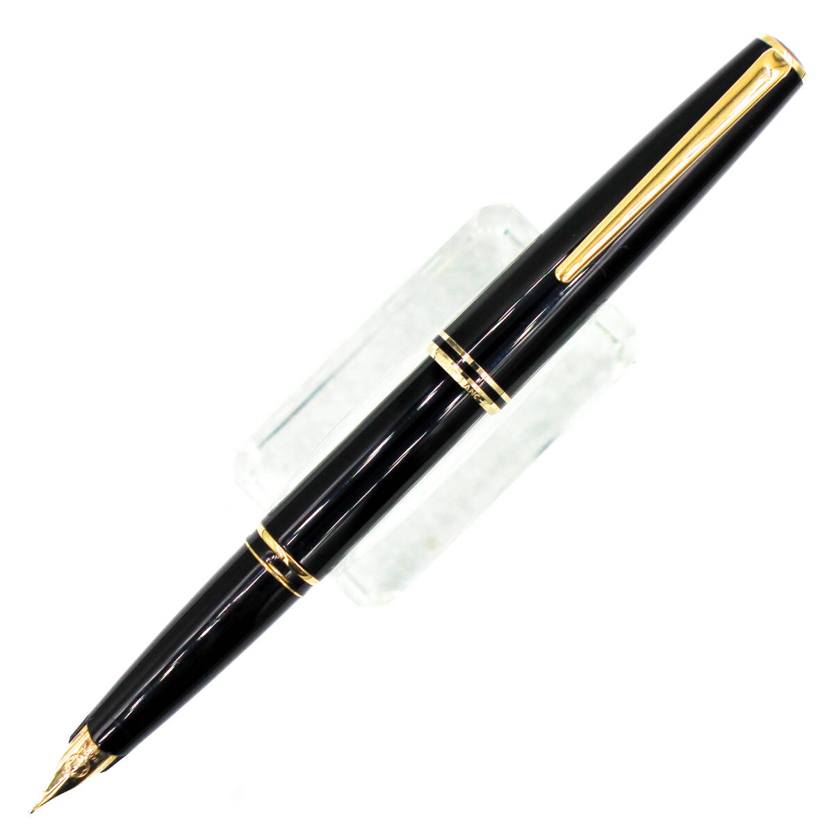 モンブラン 旧クラシック #２２１ ブラック ゴールド・トリム 万年筆 １４金Ｆニブ MONTBLANC 　　　　　　　　　　　　　　　（ＡＡ）_画像3