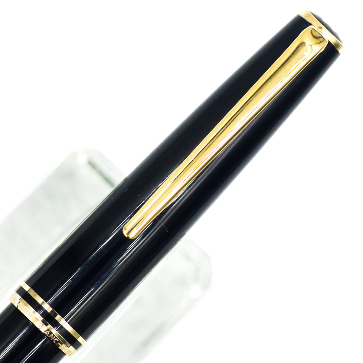 モンブラン 旧クラシック #２２１ ブラック ゴールド・トリム 万年筆 １４金Ｆニブ MONTBLANC 　　　　　　　　　　　　　　　（ＡＡ）_画像5