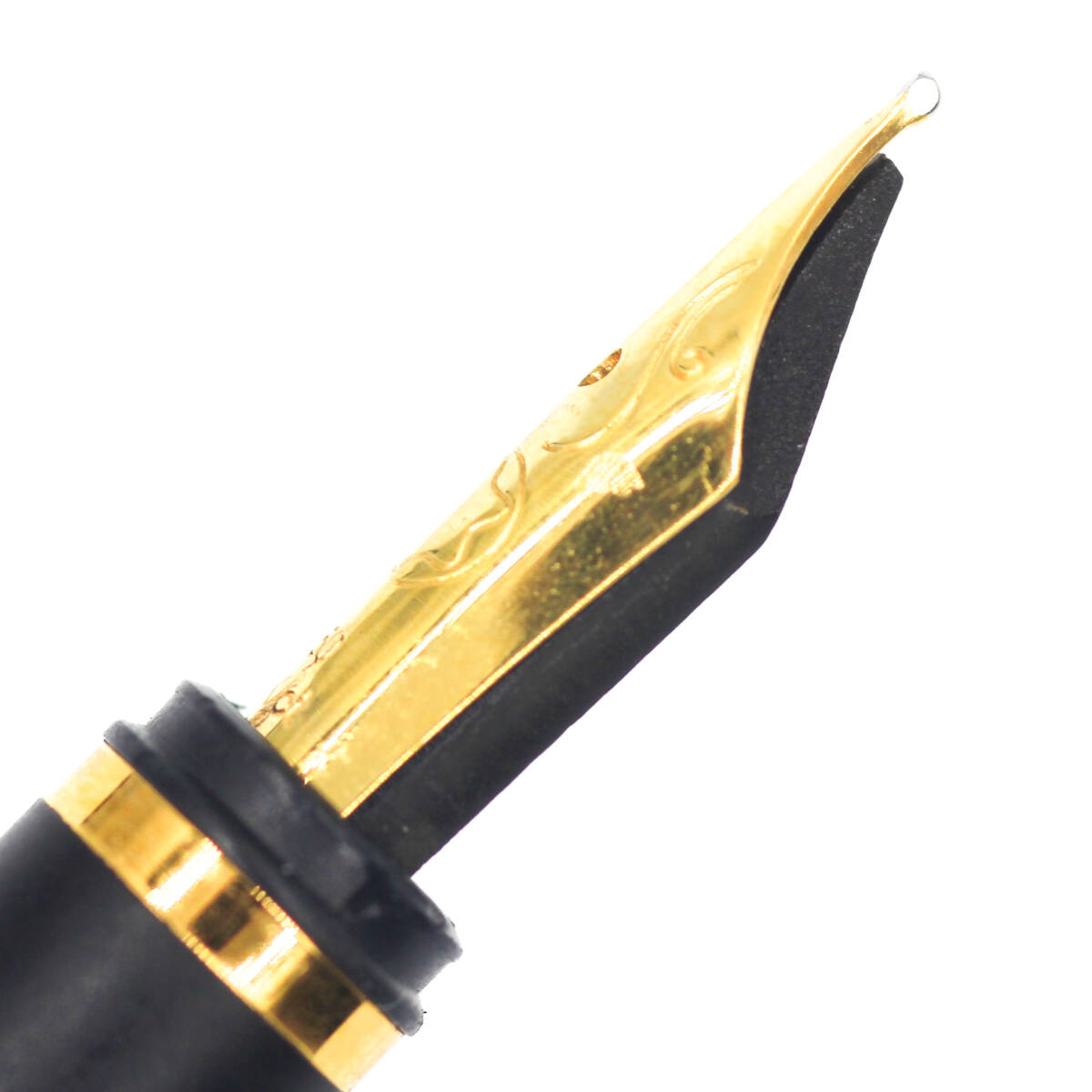 モンブラン ノブレス オブリージュ ブラウンブラックマーブル ＧＴ 万年筆 １８金Ｍニブ エボナイトペン芯 純正コンバーター付 MONTBLANCの画像9