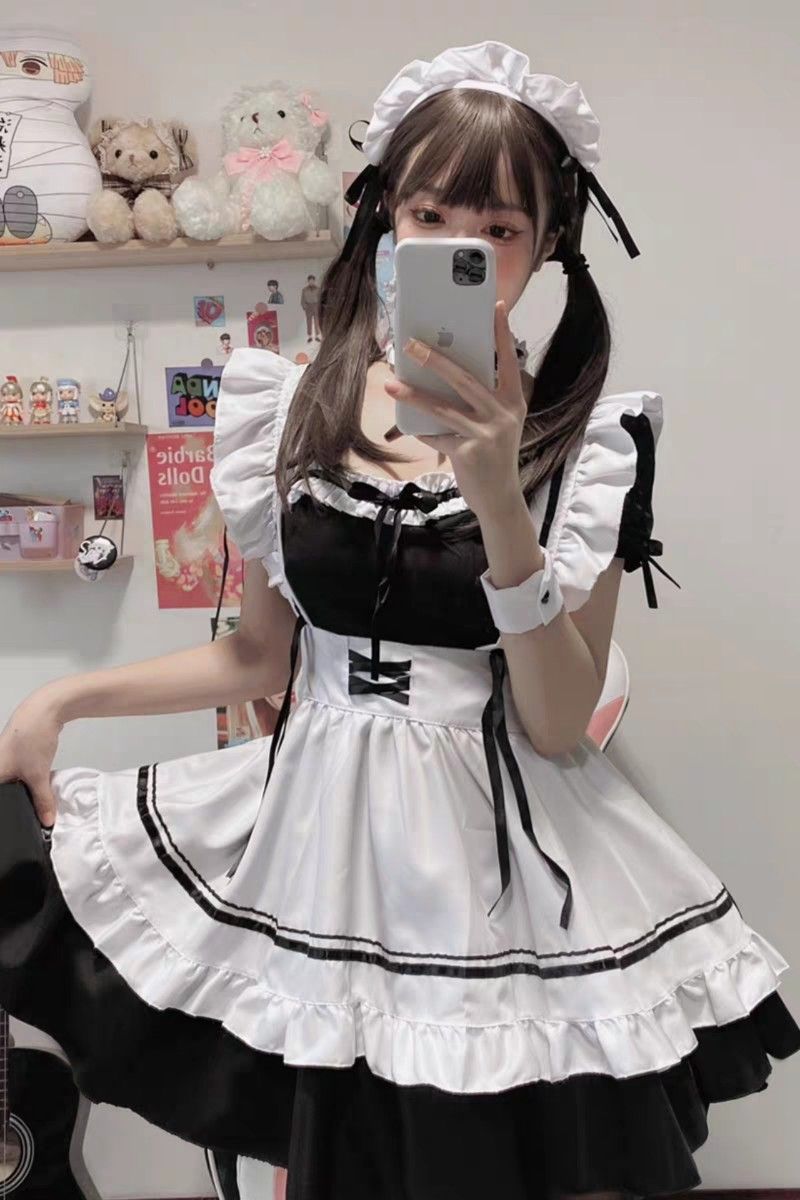 (C178) 7セット　メイド服　コスプレ 衣装  かわいいロリータ