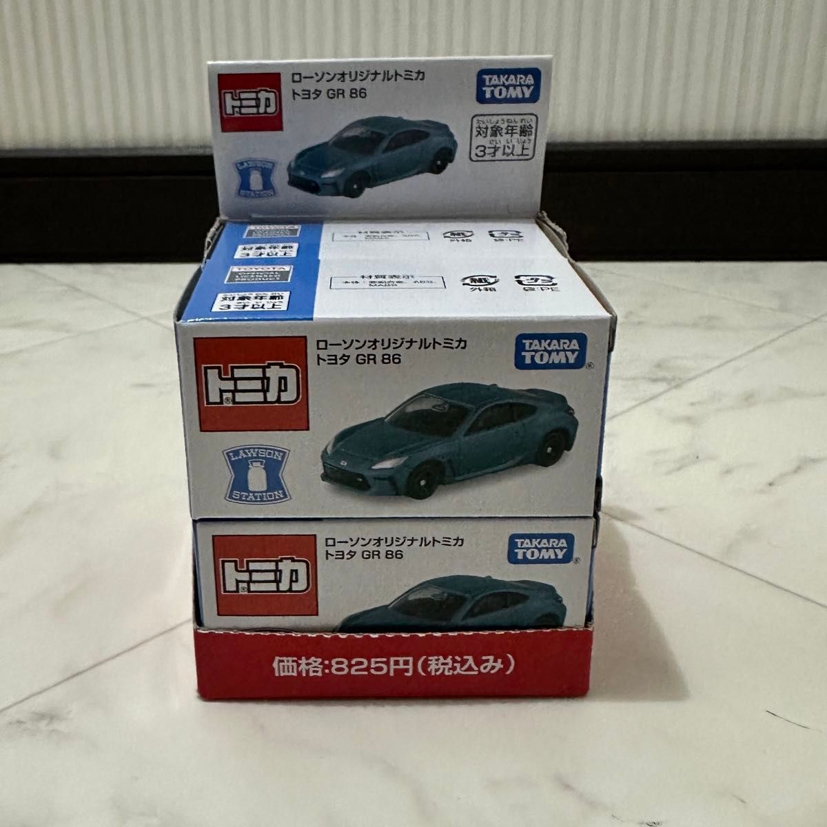 1BOX 4台セット LAWSON ローソン オリジナル トミカ トヨタ GR 86 特注トミカ限定版 TOMICA TOYOTA