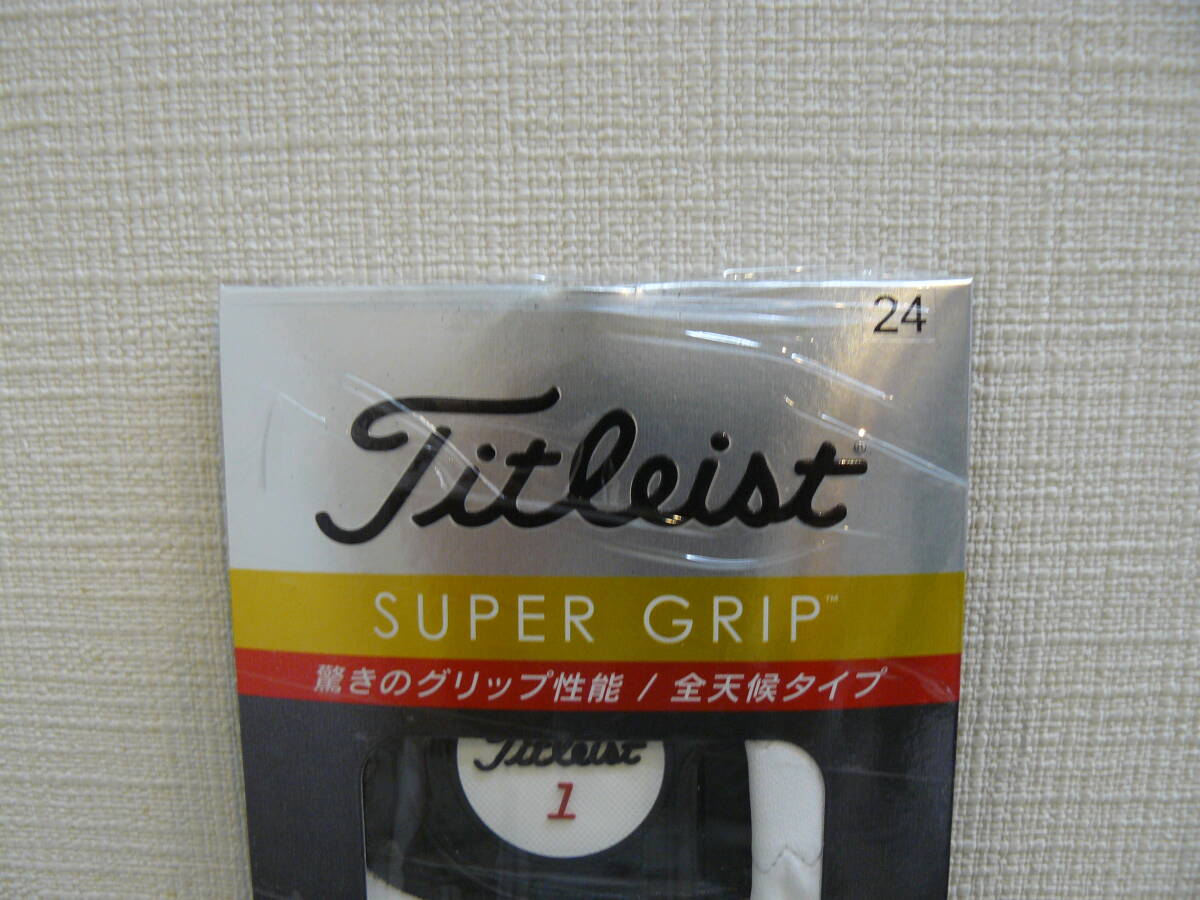 【29764】●Titleist　スーパーグリップ　TG39WT-24　24㎝　タイトリストTG39　新品未使用品_画像2