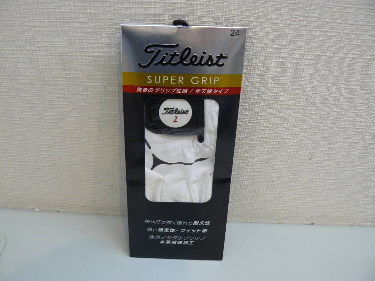 30160●Titleist　スーパーグリップ　TG39WT-24　24㎝　タイトリストTG39　新品未使用品