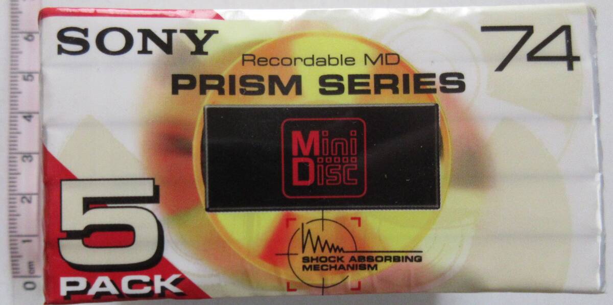 【未開封新品】ミニディスク（MD）日本製 ソニー（SONY）PRISM SERIES 74分Ｘ5枚パック（Mini Disc）_画像5