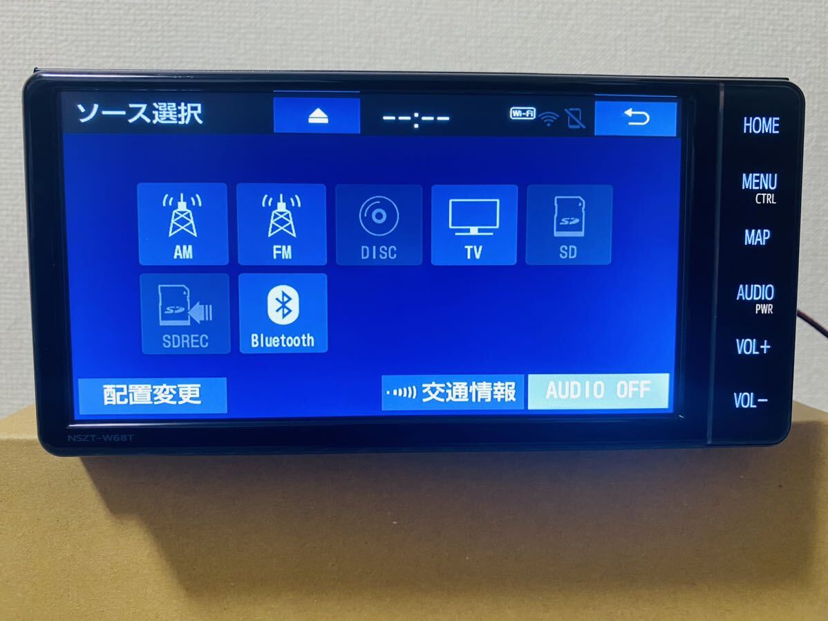 トヨタ純正 SDナビゲーション/NSZT-W68T Bluetooth DVD SDナビ トヨタ純正 SDナビゲーション/NSZT-W68T Bluetooth DVD SDナビ