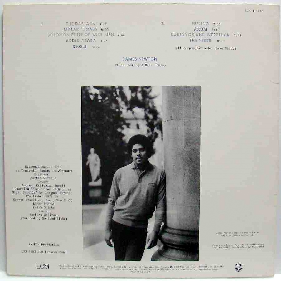 AXUM / James Newton (LP) アクサム / ジェームス・ニュートン US盤 ECM Jazzフルートアルバムの画像2