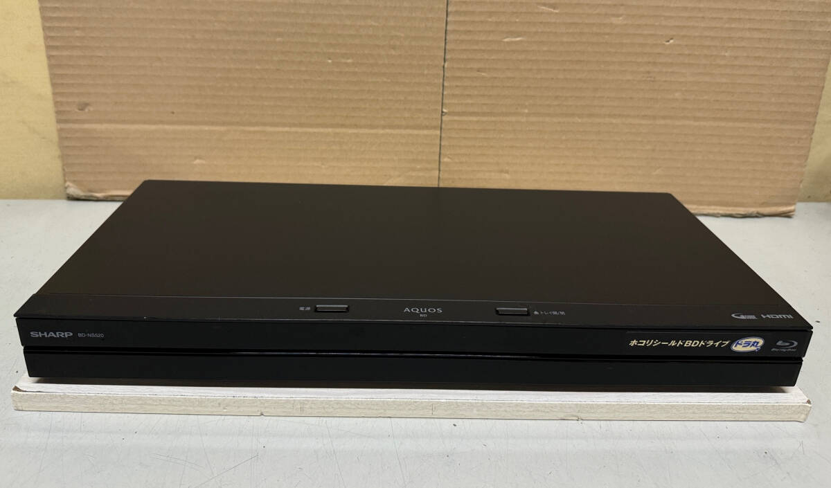 【 安心！整備品 】 SHARP AQUOS 【 BD-NS520 】 500GB/12倍録画/外付けHDD/スカパー/3D再生 【 完動保証 】 2017年式