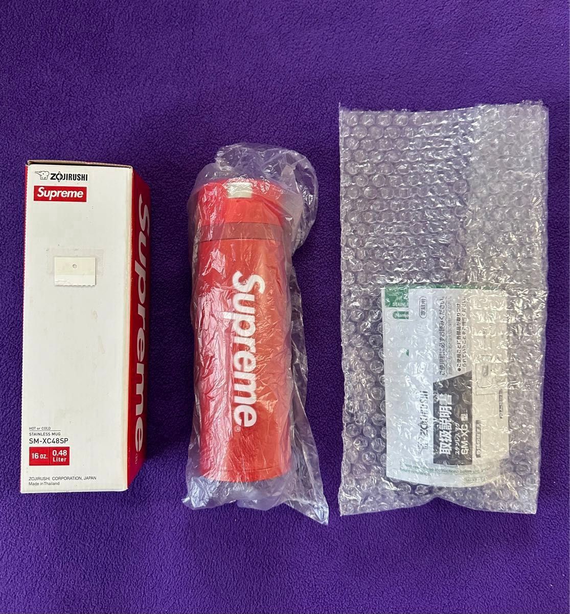 ★コラボ品・未使用品★SUPREME ×Zojirushi 水筒 赤