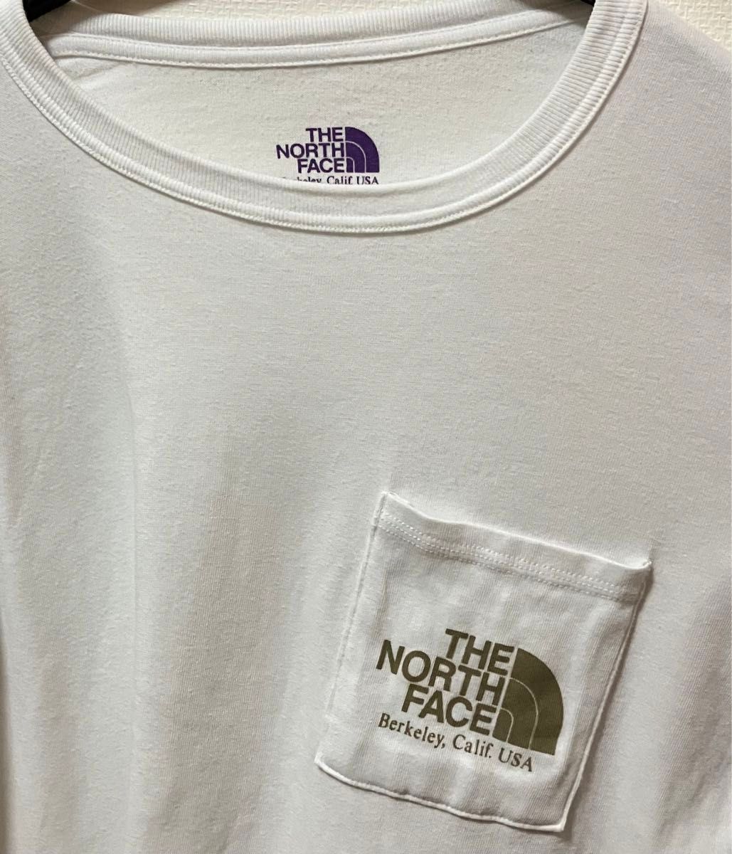 日本製　THE NORTH FACE ノースフェイス ブランドロゴ　ポケットTシャツ