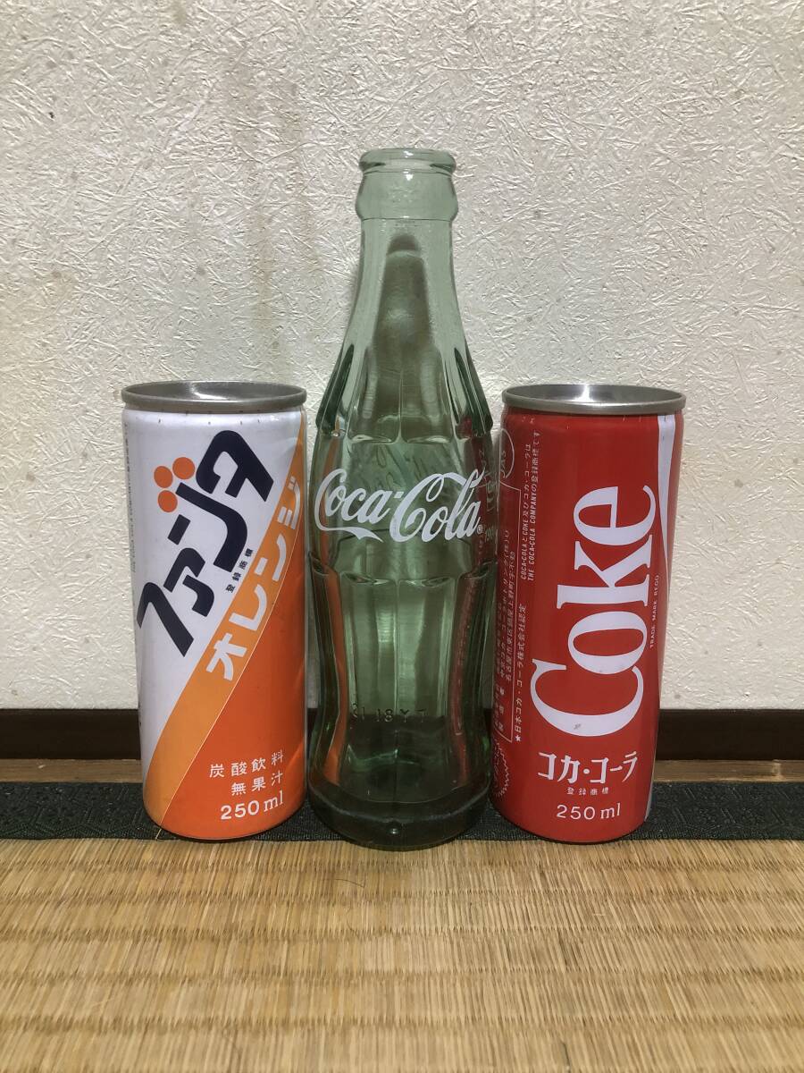 コカ・コーラとファンタのミニチュア缶コレクション Yahoo!オークション - 現状渡し品 80年代 ファンタ / コカコーラ
