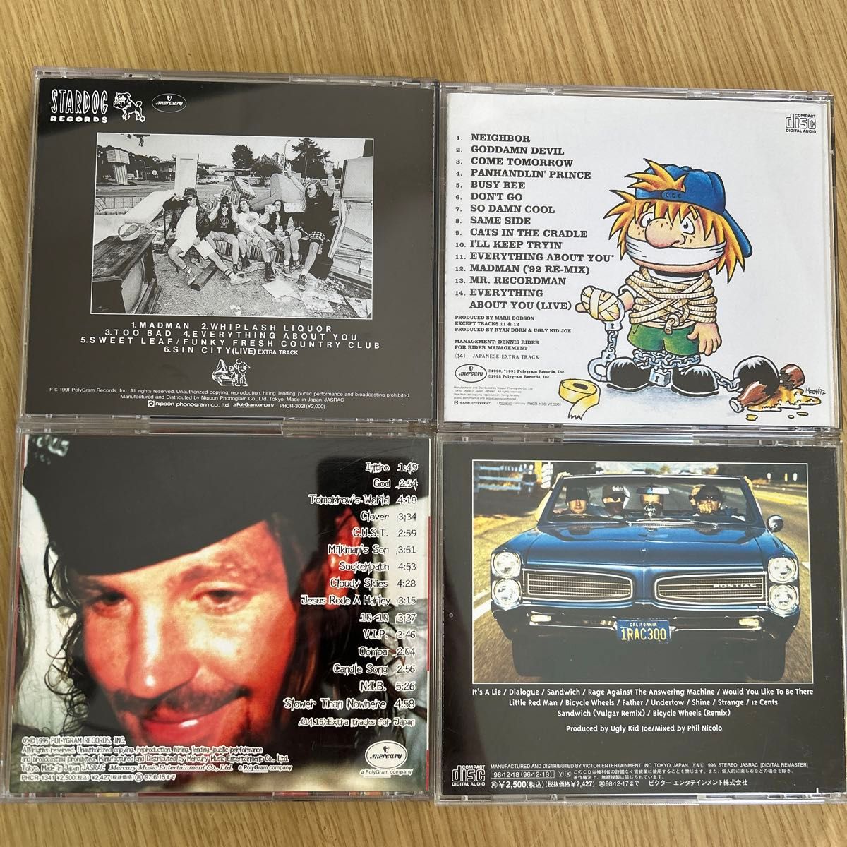 UGLY KID JOE アグリー・キッド・ジョー 日本盤帯付CD4枚セット