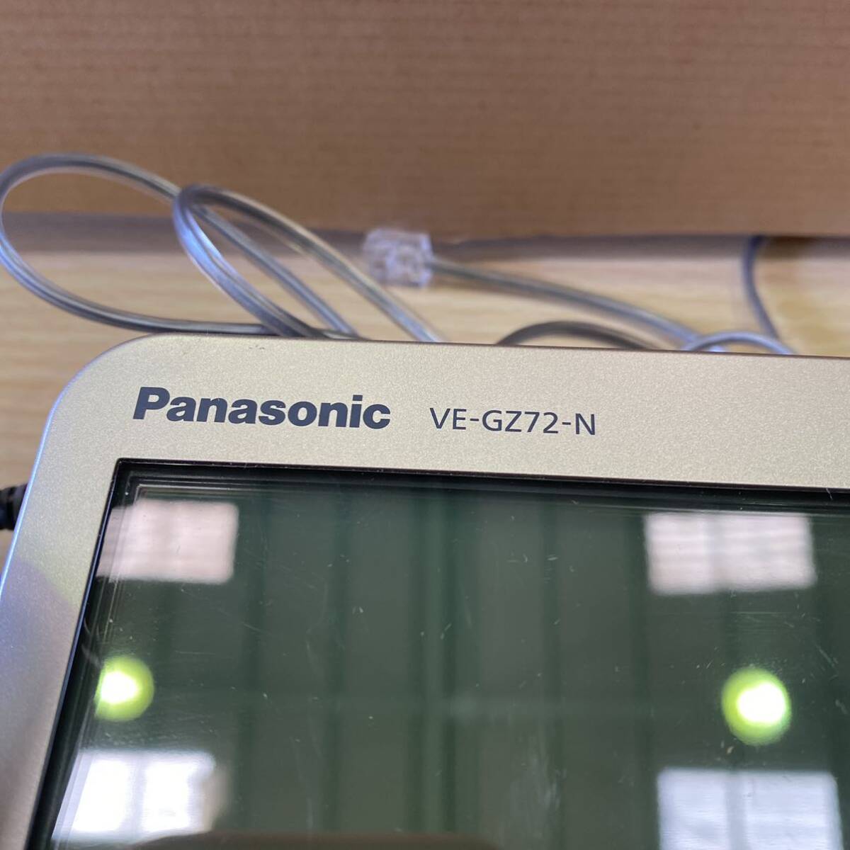 中161 Panasonic パナソニック コードレス電話機VE -GZ72-N 子機1台付き 動作未確認 ジャンク品 _画像3
