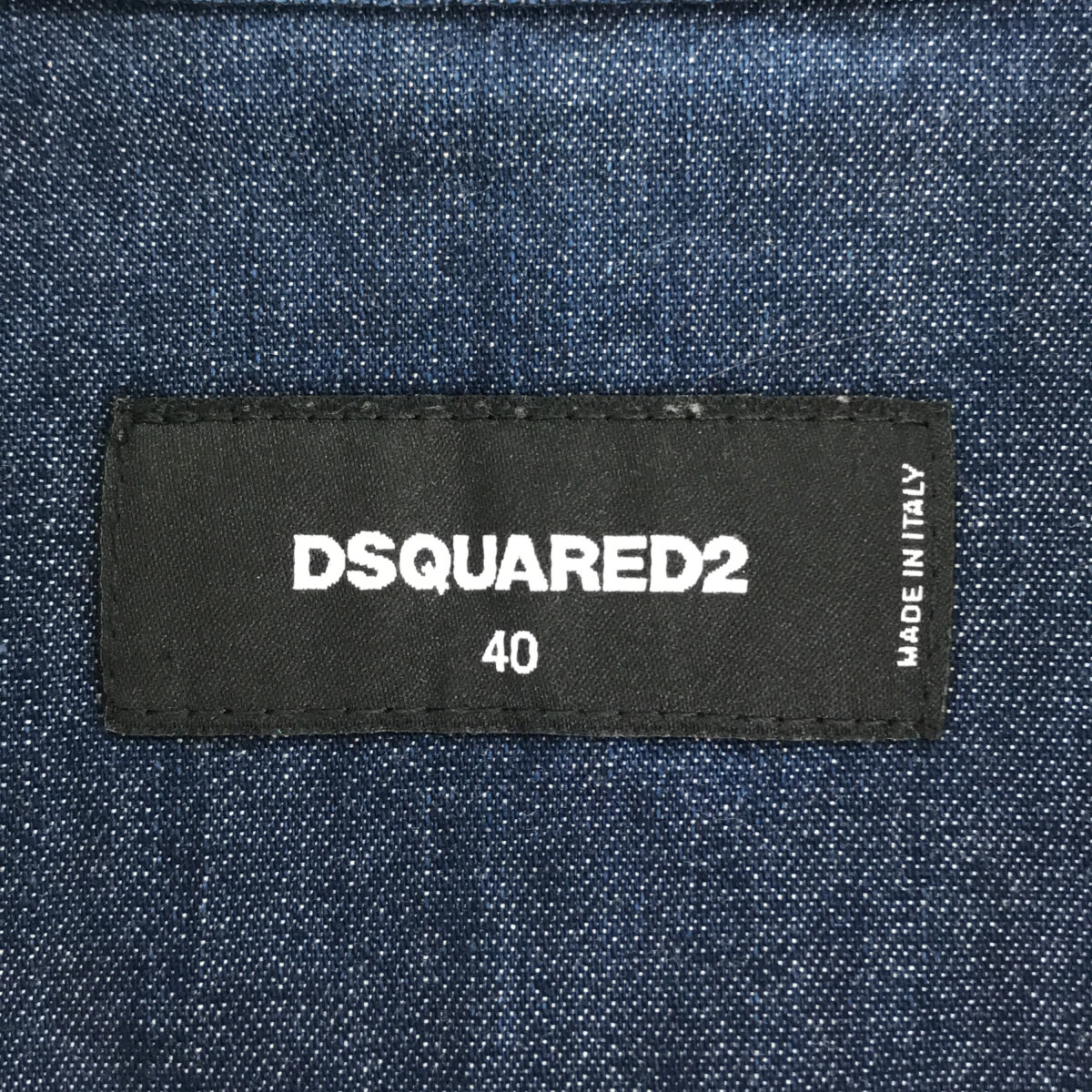 Dsquared2 ディースクエアード ダメージ デニム シャツ アパレル レディース サイズ40 服 ※色写真より少し薄めです。_画像4