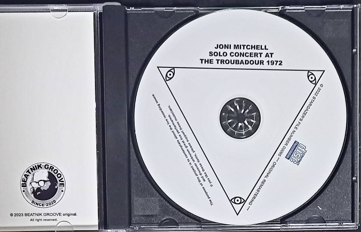 Joni Mitchell / Solo Concert At The Troubadour 1972 1CD-R ジョニミッチェル ソロコンサート 弾き語り シンガーソングライター 貴重音源
