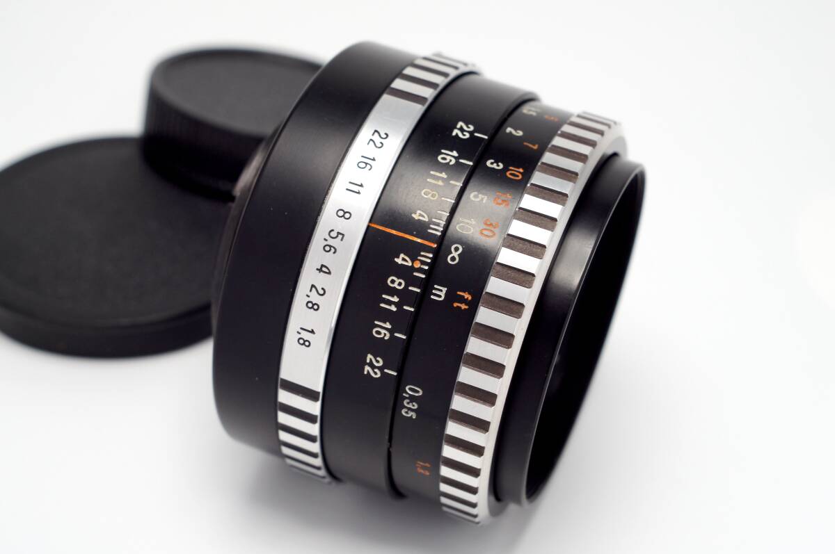 【良上品】M42 Carl Zeiss Jena Pancolar 1,8/50mm ツァイス パンコラー ゼブラ型 1972年製 f1.8 (80)