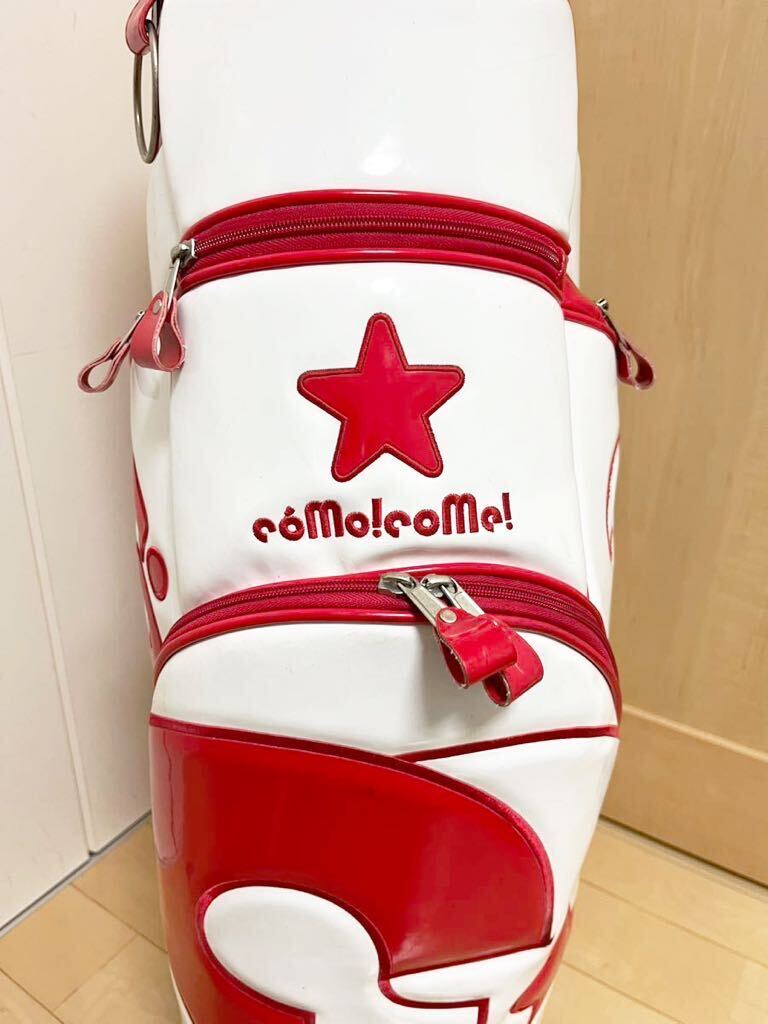 1円〜☆美品☆コモコーメ☆キャディバッグ☆ゴルフ☆エナメル 1円〜☆美品☆コモコーメ☆キャディバッグ☆ゴルフ☆エナメル