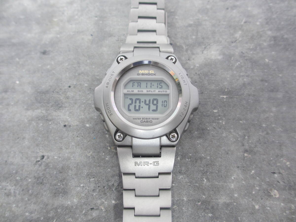 CASIO/ Casio /MRG-100T/ titanium /G-SHOCK/G- shock / wristwatch / operation goods Junk 