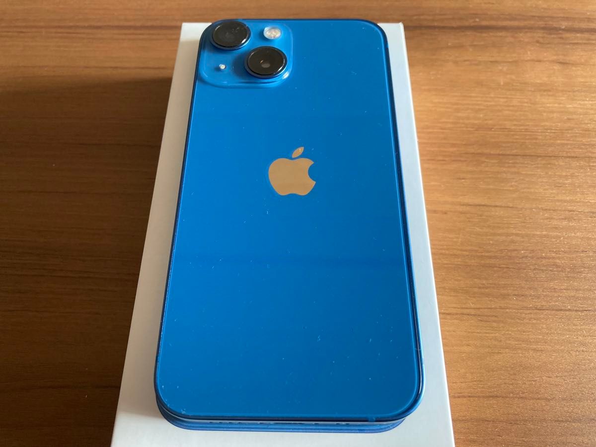 iPhone 13 mini ブルー 128GB SIMフリー 専用MagSafe対応ケース&保護フィルム付き