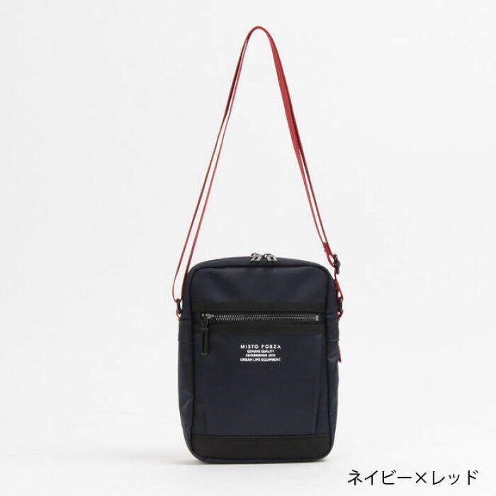 * the lowest price free shipping most new work shoulder bag Mini bag misto forza Mist Forza Mini shoulder FMN 01 navy red *