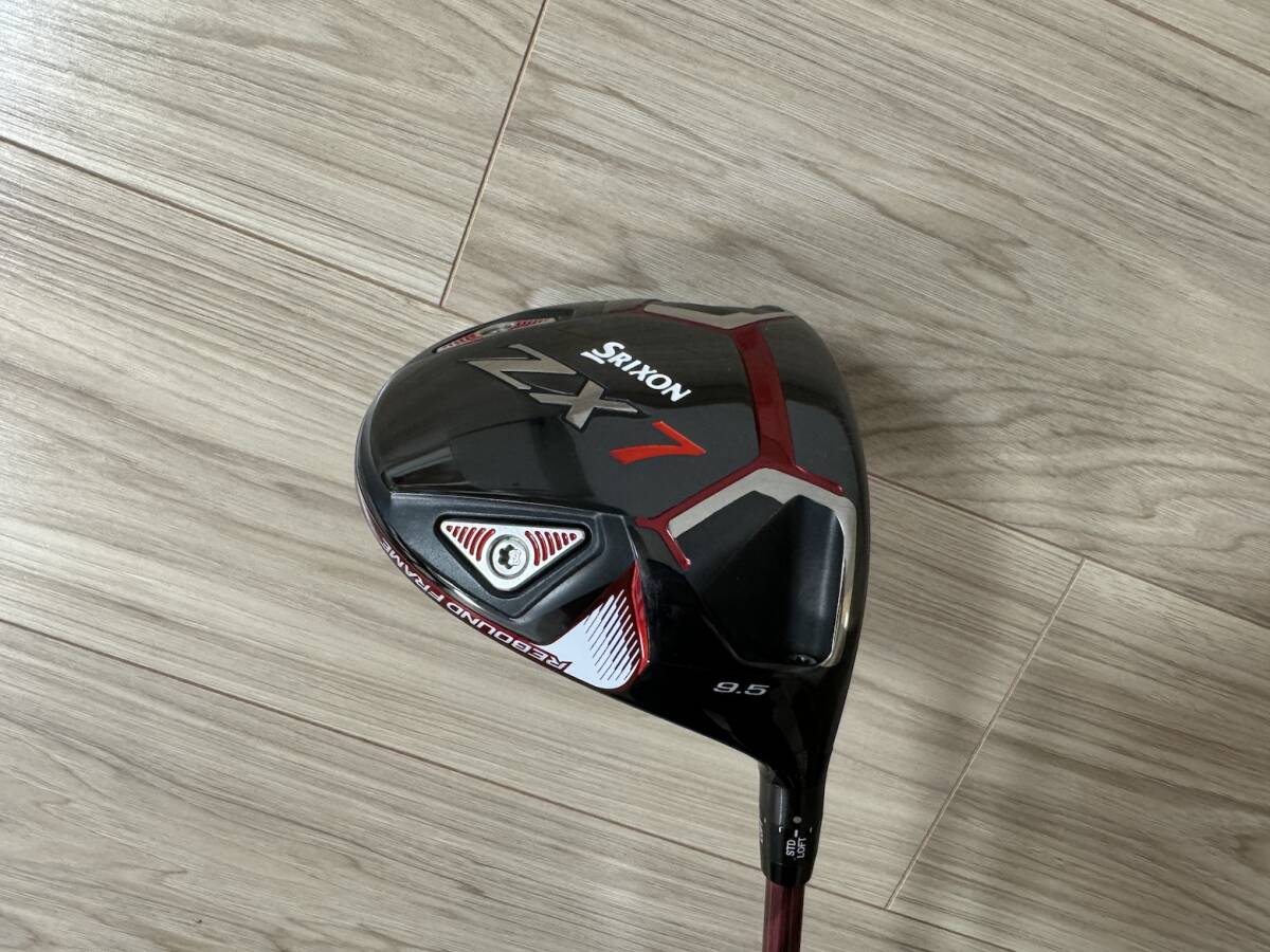 【中古・美品】メーカーカスタムドライバー・ダンロップ・SRIXON ZX7 9.5・Speederスピーダー661エボリューションIII・フレックスSの画像1