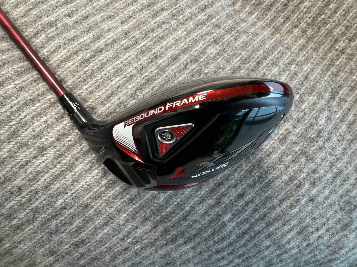 【中古・美品】メーカーカスタムドライバー・ダンロップ・SRIXON ZX7 9.5・Speederスピーダー661エボリューションIII・フレックスSの画像3