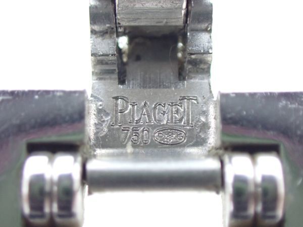 PIAGET ピアジェ クォ―ツ シェル文字盤 750 金無垢 ダイヤ ベゼル レディース 腕時計_画像6