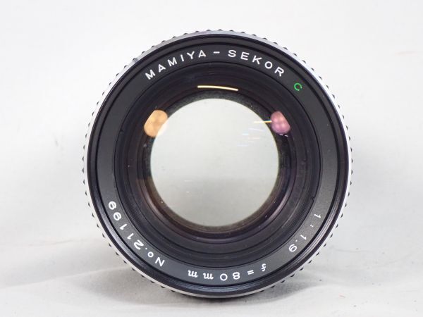 MAMIYA マミヤ M645 1000S SEKOR C 1:1.9 f=80mm 中判カメラ レンズ フィルムカメラ フィルター キャップ付き_画像8