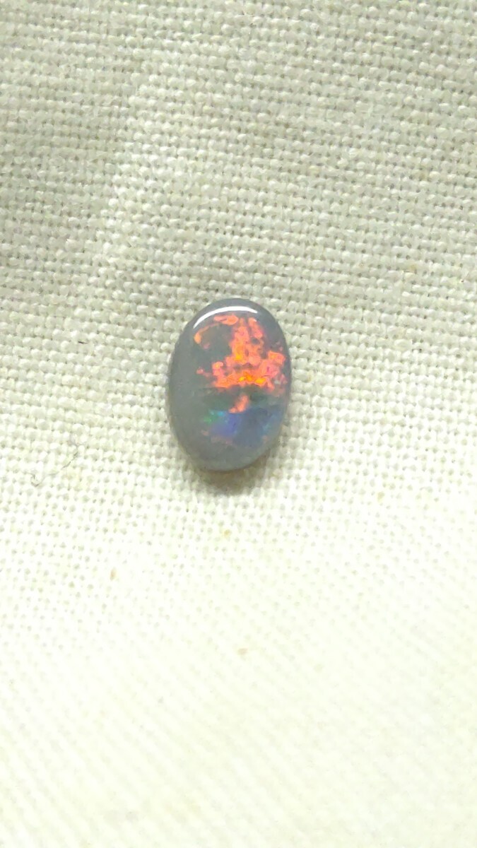 No.414 ブラックオパールルース 遊色効果 10月の誕生石 蛋白石 シリカ球 天然石 ルース_画像1