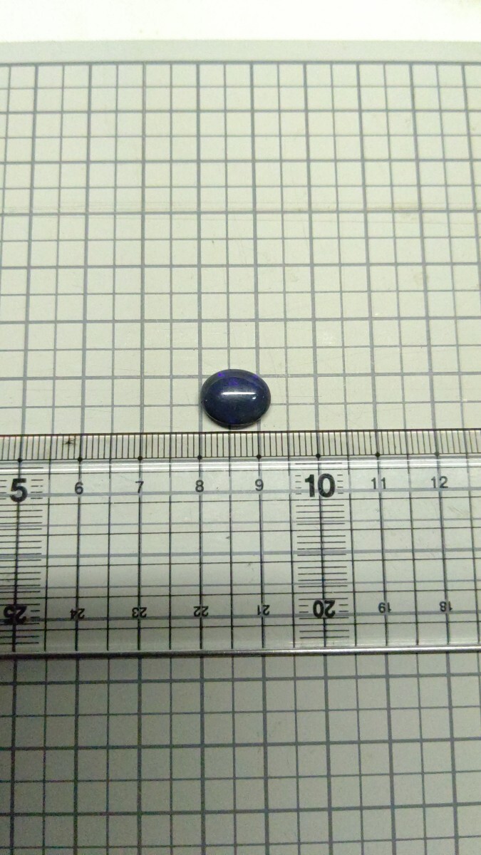 No.415 ブラックオパールルース 遊色効果 10月の誕生石 蛋白石 シリカ球 天然石ルース_画像9