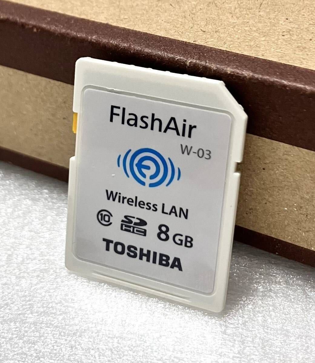 ★FlashAir W-03 Wireless LAN 8GB TOSHIBA★×5枚組 中古動作品 007_画像2