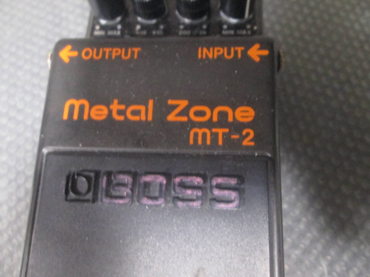 BOSS メタルゾーン MT-2　現状_画像2