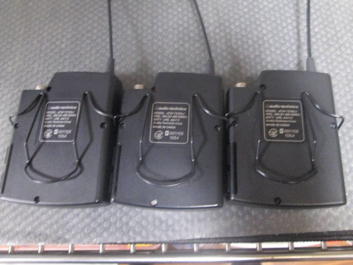 audio-technica ATW-T310bj ワイヤレストランスミッター 5台 / ATM75 3台 セットの画像3