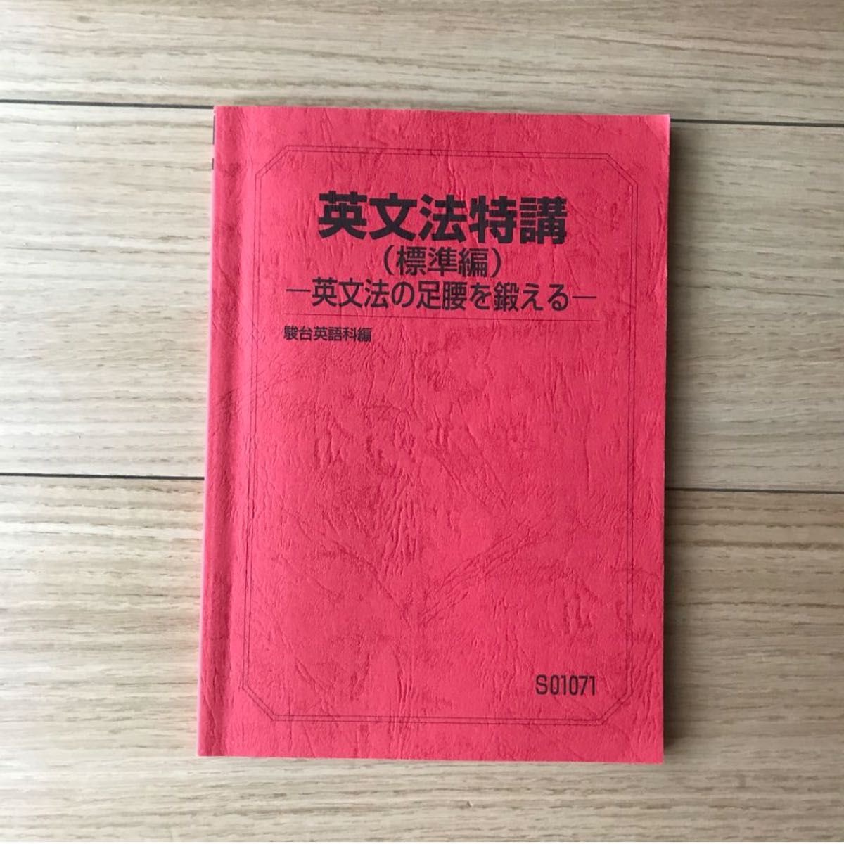 駿台  自由英作文のエッセンス  英文法特講