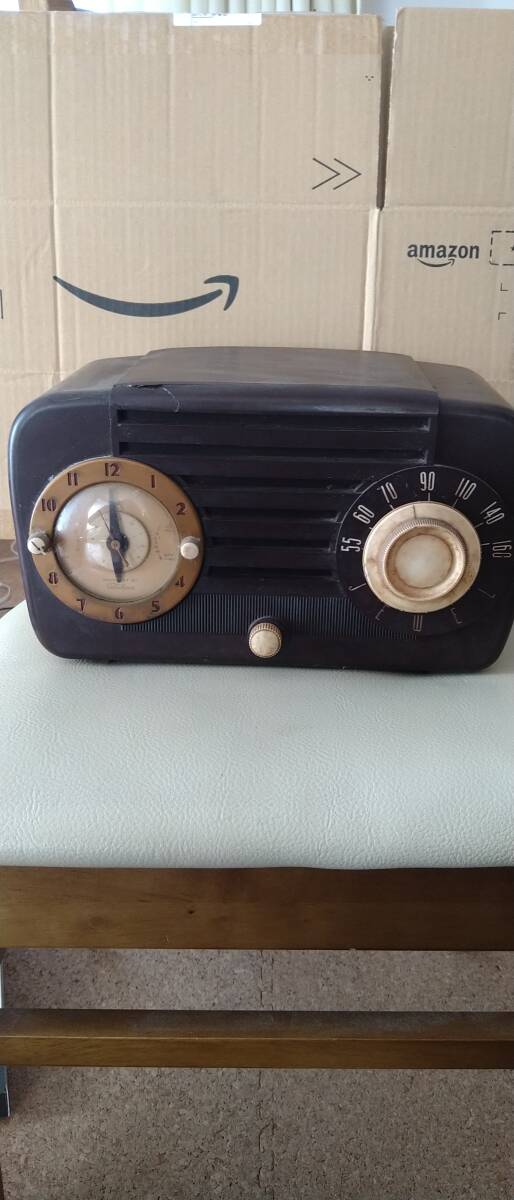 50s 50年代　アメリカ製　アンティーク　ラジオ　USA　送料込み_画像8