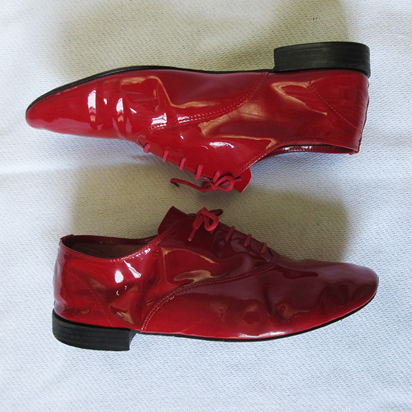 希少カラー■repetto レペット Zizi Oxford Shoes ジジ オックスフォード 41 フランス製 エナメル パテントレザー シューズ ヒール_画像4